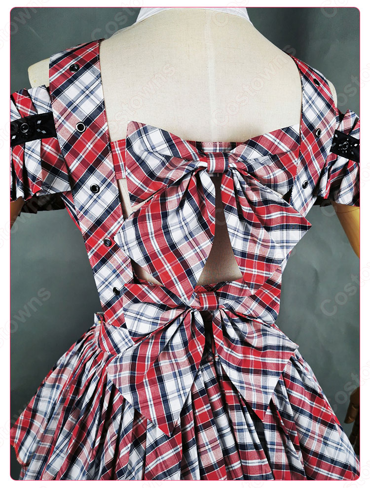 AKB48 「#好きなんだ」 MV衣装 演出服 ライブ衣装 コスプレ衣装 アイドル衣装 赤チェック柄-5