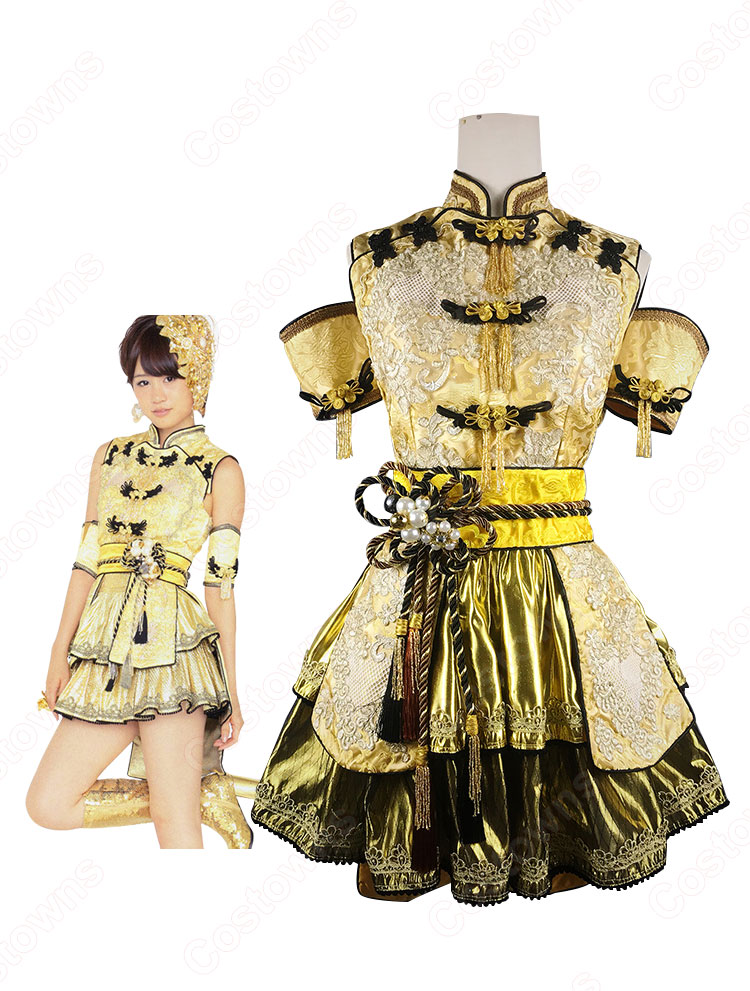 AKB48 「フライングゲット」 演出服 ライブ衣装 コスプレ衣装 アイドル衣装-2