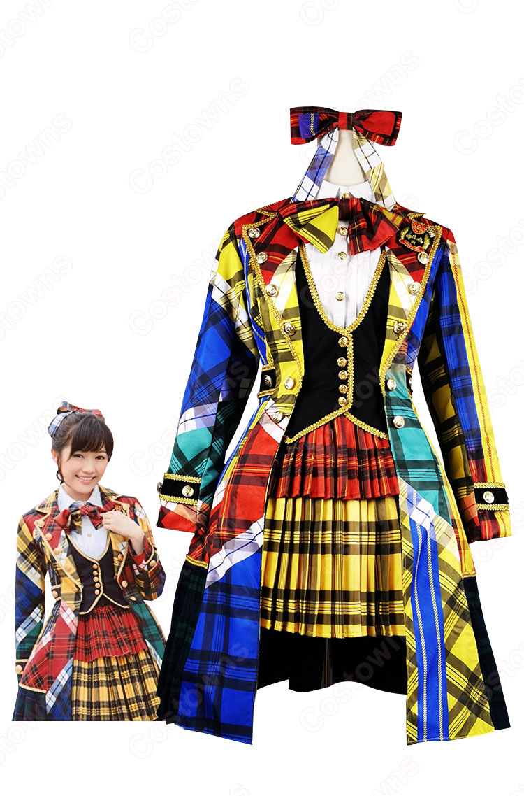 AKB48　「希望的リフレイン」　演出服　ライブ衣装　コスプレ衣装　アイドル衣装　ステージ衣装　MV衣装-1