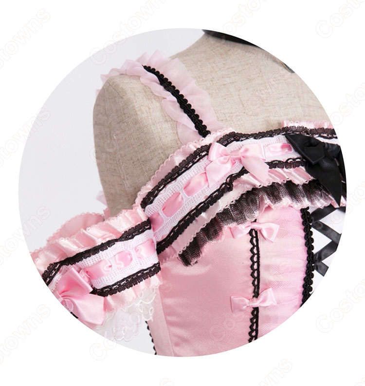 NGT48 中井りか 「#わる姫(わるきー)」 演出服 ライブ衣装 コスプレ衣装 アイドル衣装 ステージ衣装 -3