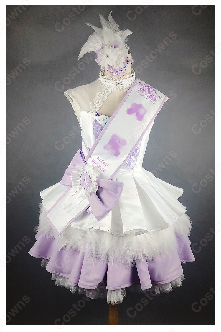 SNH48 第3回選抜総選挙 じゅー・じんいー ステージ衣装 演出服 ライブ衣装 コスプレ衣装 アイドル衣装 Nチーム衣装-2