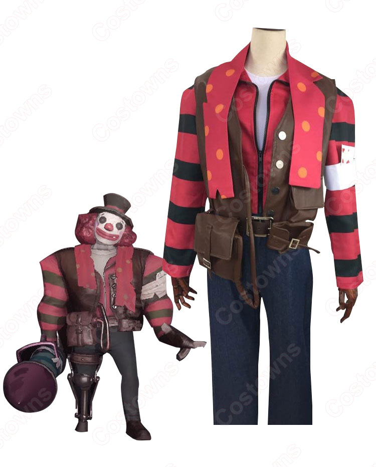 アイデンティティV  道化師 ジョーカー コスプレ衣装  【IdentityV 第五人格】 cosplay 囚人 初期衣装 スキン-2