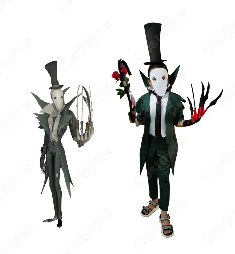 アイデンティティV  リッパー　ジャック　コスプレ衣装 　【IdentityV 第五人格】 cosplay　初期　衣装 スキン　キッズ　子供用-3