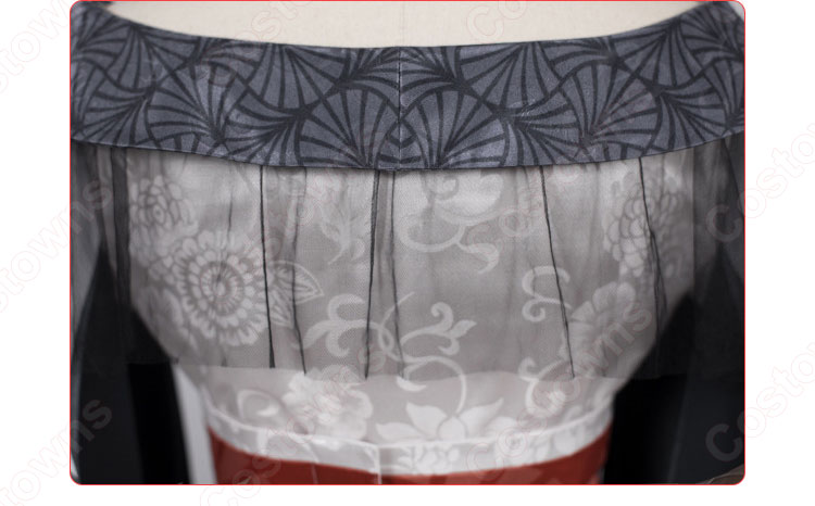 アイデンティティV 芸者 美智子 コスプレ衣装 【IdentityV 第五人格】 cosplay 丹頂鶴(仙鶴、鶴影) 衣装-17