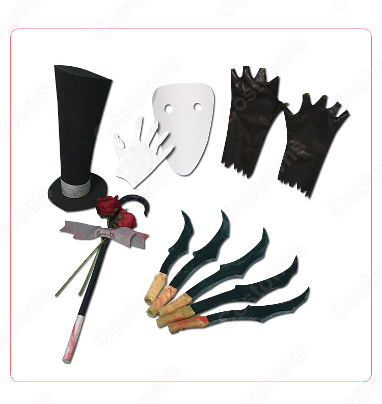 アイデンティティV  リッパー　ジャック　コスプレ衣装 　【IdentityV 第五人格】 cosplay　初期　衣装 スキン　キッズ　子供用-6