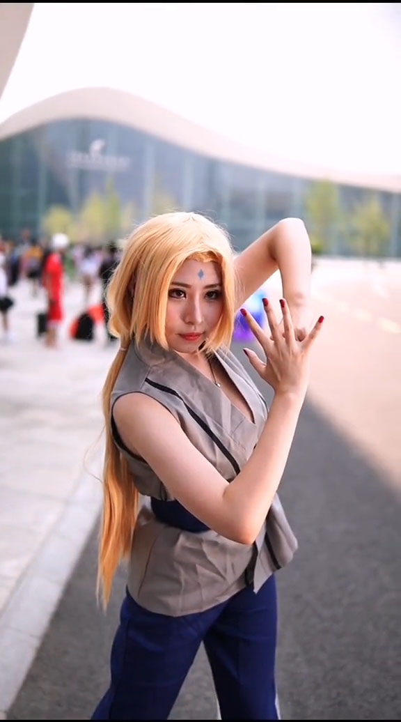 コスプレ ナルトNARUTO 綱手 せんじゅつなで 美女 忍者 cosplay服 コスプレ衣装-5