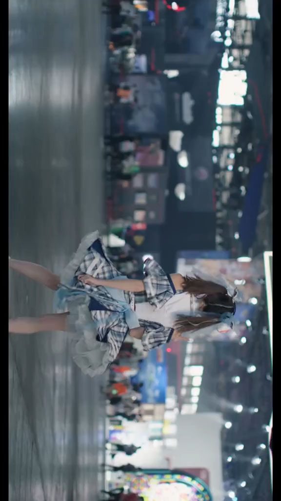 chinajoy展  美しい 少女  青いチェックのワンピース コスプレ衣装-1