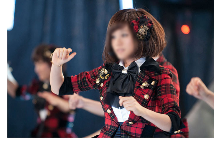 AKB48チームサプライズ 「重力シンパシー」 演出服 ライブ衣装 コスプレ衣装 アイドル衣装 制服-3