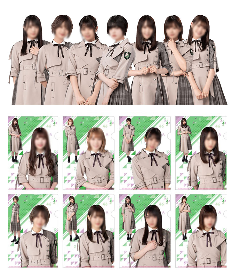 欅坂46 コスプレ レプリカ 欅のキセキ 緑チェック柄風ワンピース