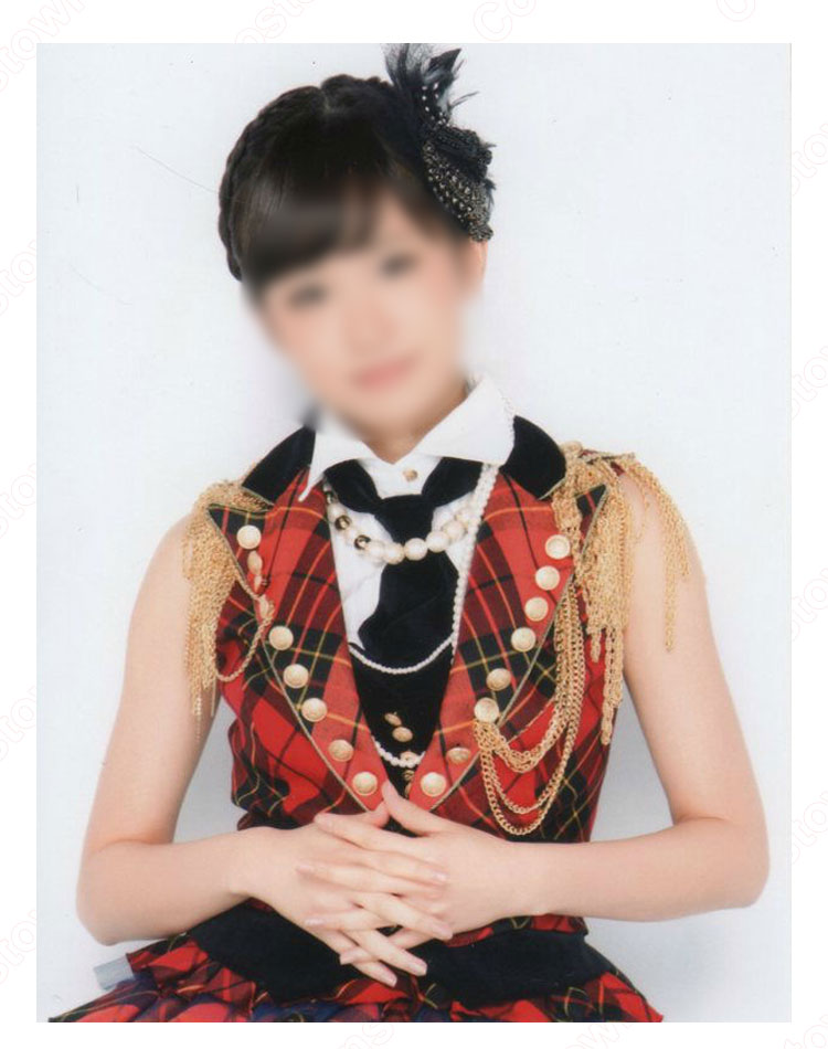 AKB48 「第62回NHK紅白歌合戦」 本番の衣装 演出服 ライブ衣装 コスプレ衣装 アイドル衣装 ステージ衣装 赤チェック柄衣装-1