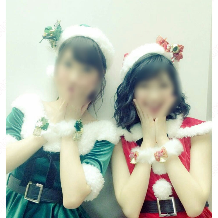 AKB48 2015FNS歌謡祭 飛天 「赤鼻のトナカイ」 クリスマス サンタ衣装 コスプレ衣装 アイドル衣装-5