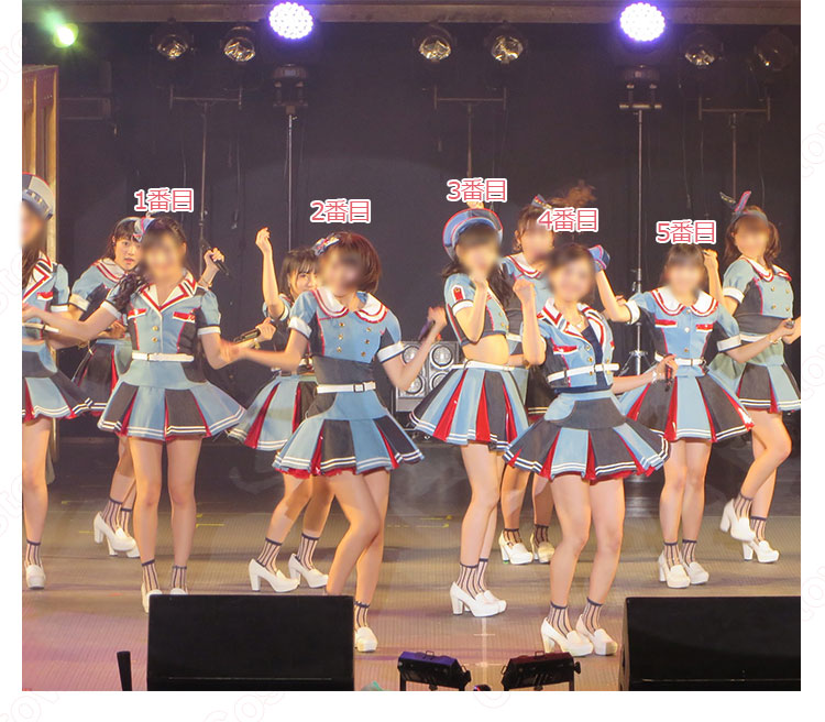 HKT48 5TH シングル 「12秒」 演出服 ライブ衣装 コスプレ衣装 アイドル衣装 ハロウィン仮装 MV衣装-1
