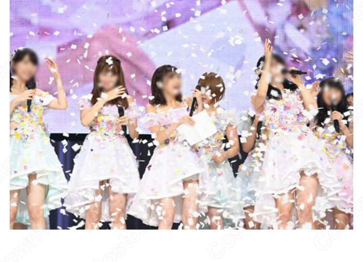 渡辺麻友 「AKB48第8回選抜総選挙」 「高橋みなみ卒業コンサート」 演出服 ライブ衣装 コスプレ衣装 アイドル衣装 紫ワンピース-2