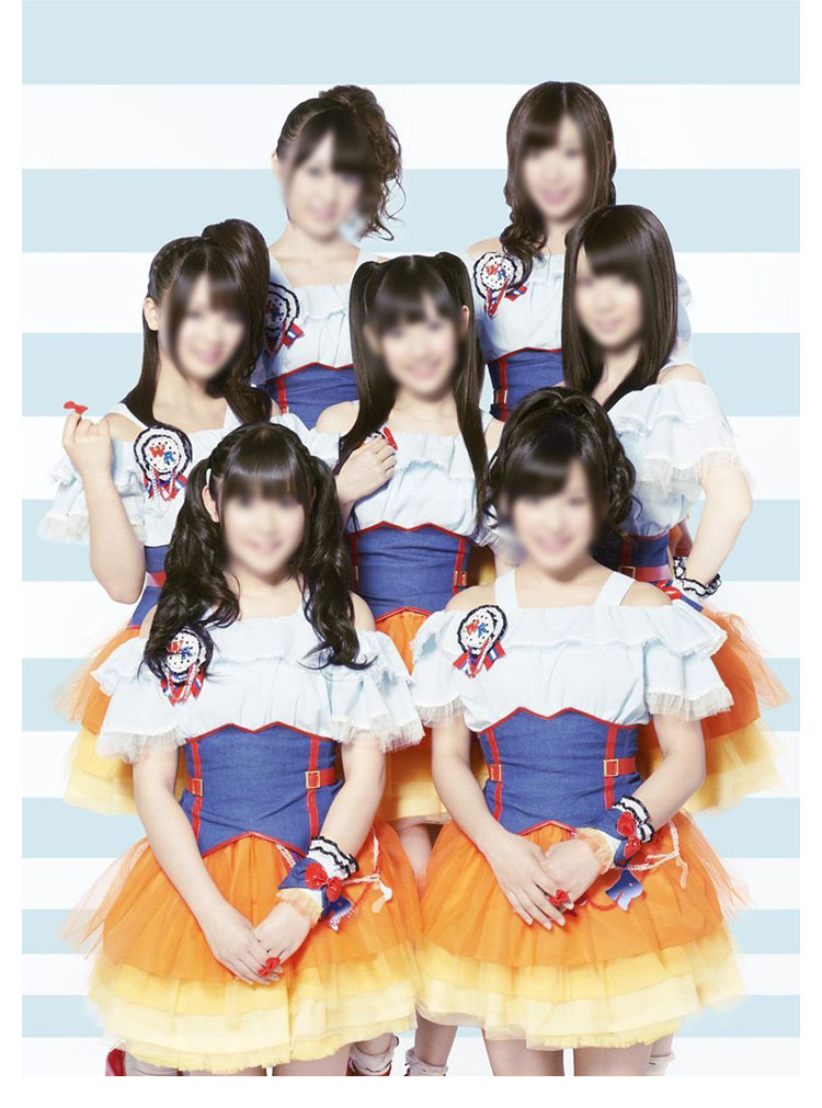 AKB48 渡り廊下走り隊7 「へたっぴウィンク」 演出服 ライブ衣装 コスプレ衣装 制服-2