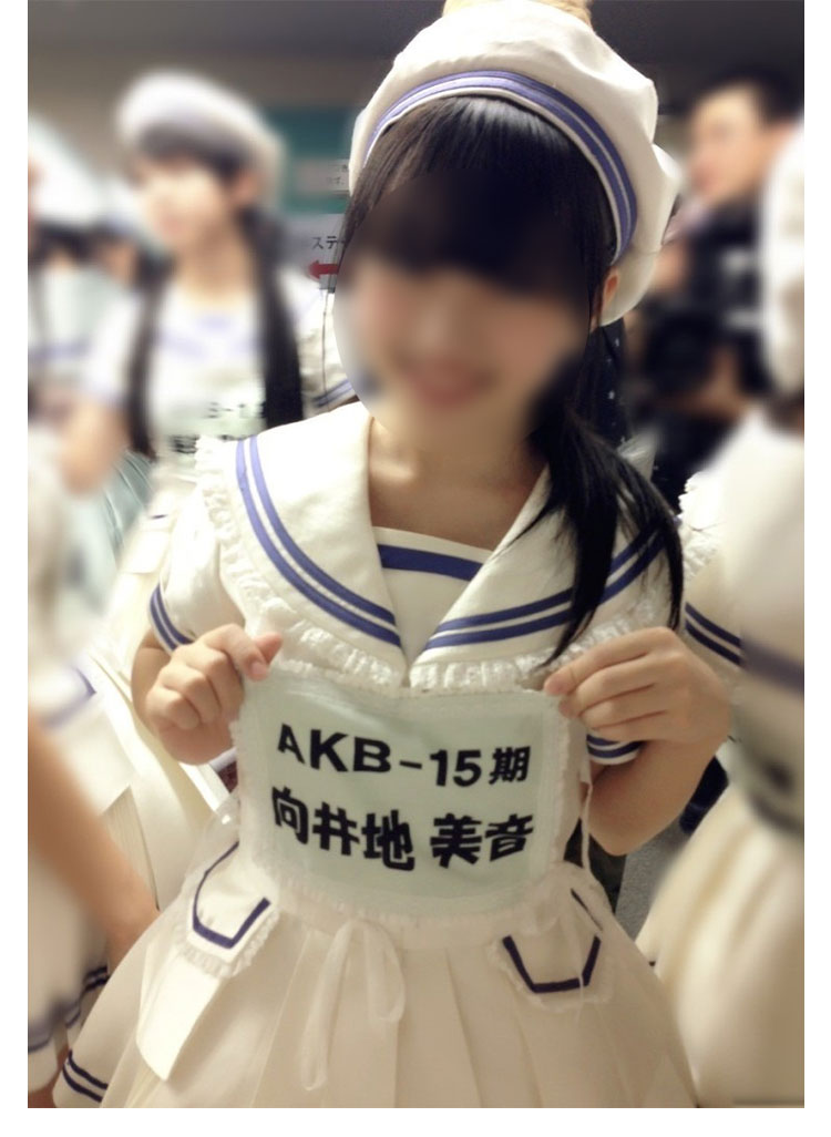 AKB48グループ 研究生 武道館公演「AKB48 研究生コンサート」 演出服 ライブ衣装 コスプレ衣装 アイドル衣装 制服 セーラー服-3