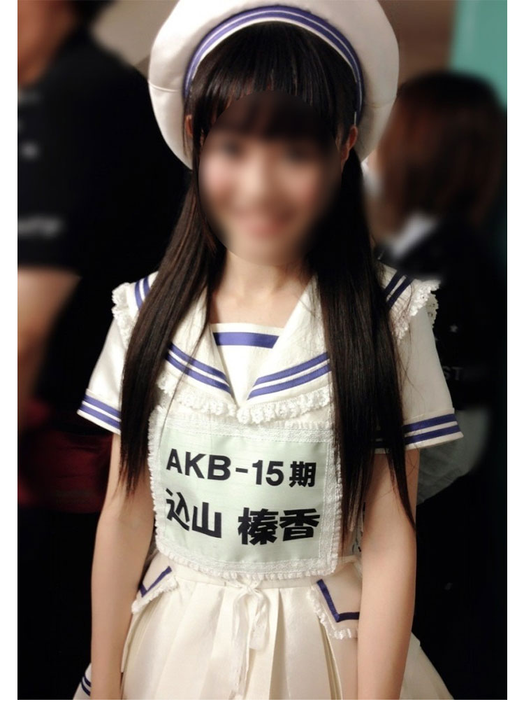 AKB48グループ 研究生 武道館公演「AKB48 研究生コンサート」 演出服 ライブ衣装 コスプレ衣装 アイドル衣装 制服 セーラー服-4