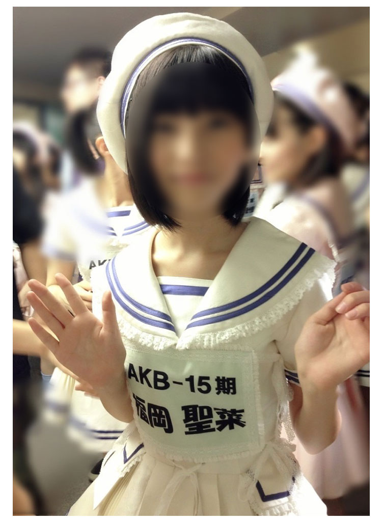 AKB48グループ 研究生 武道館公演「AKB48 研究生コンサート」 演出服 ライブ衣装 コスプレ衣装 アイドル衣装 制服 セーラー服-5