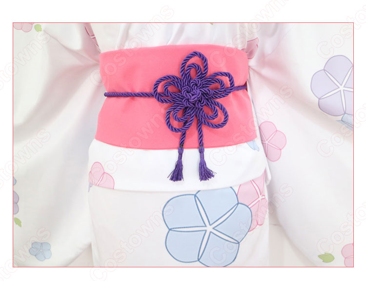 レム(リゼロ、㍕、Rem) 着物 コスプレ衣装 『Re:ゼロから始める異世界生活(りぜろからはじめるいせかいせいかつ)』の登場人物の仮装 コスチューム-4