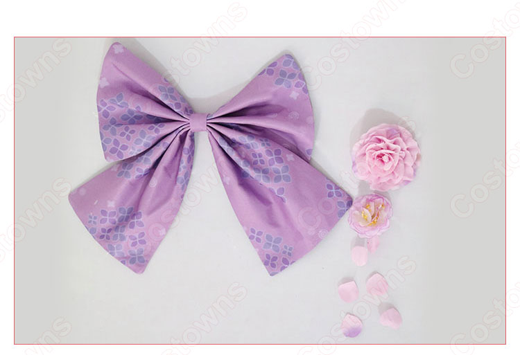 レム(リゼロ、㍕、Rem) 青(着物・和服) コスプレ衣装 『Re:ゼロから始める異世界生活(りぜろからはじめるいせかいせいかつ)』の登場人物の仮装 コスチューム-5