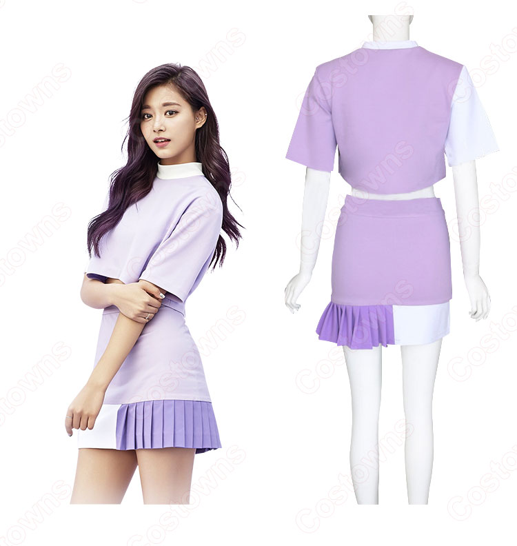 TWICE(トゥワイス) ツウィ チョウ・ツーユィ 衣装 通販 「TT」 MVダンス服 ステージ服 アイドル制服-5
