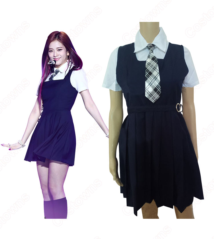 BLACKPINK(ブルピン) ジス キム・ジス 衣装 通販 「AS IF IT'S YOUR LAST」 MVダンス服 ステージ服 アイドル制服-5