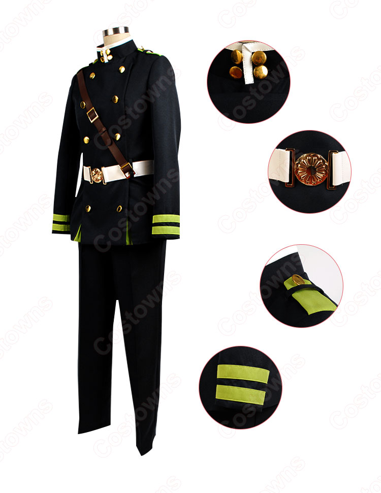 百夜優一郎 (ひゃくやゆういちろう) コスプレ衣装 『終わりのセラフ（おわりのセラフ、Seraph of the end）』の登場人物の仮装 コスチューム-5