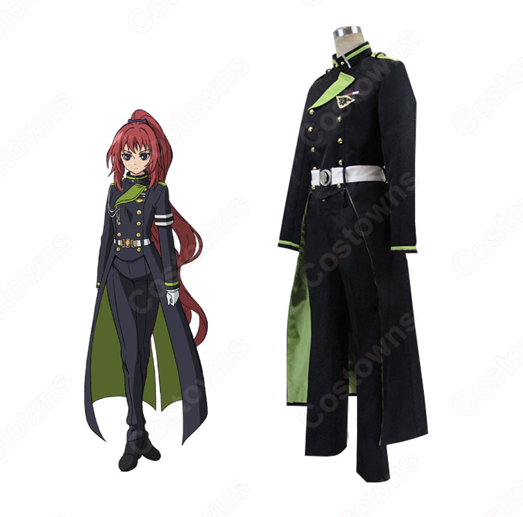 軍服 十条美十 (じゅうじょうみと) コスプレ衣装 『終わりのセラフ（おわりのセラフ、Seraph of the end）』の登場人物の仮装 コスチューム-2