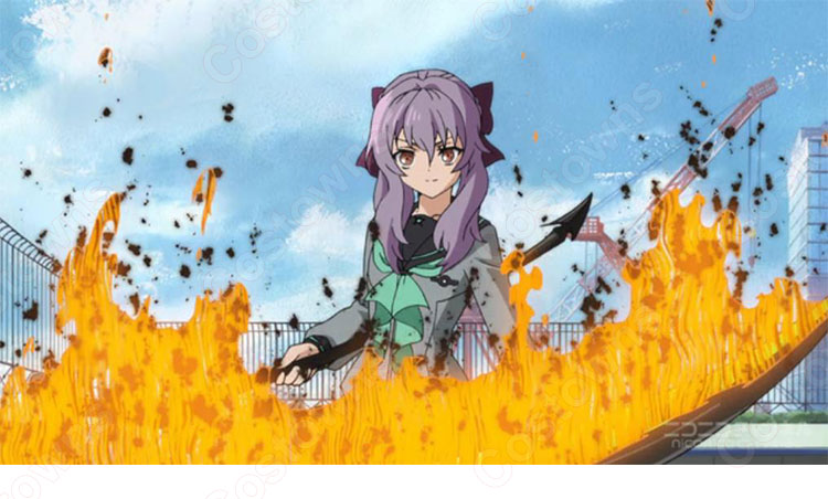 柊シノア (ひいらぎしのあ) 月鬼ノ組柊シノア隊隊服 学生制服 コスプレ衣装 『終わりのセラフ(おわりのセラフ、Seraph of the end)』の登場人物の仮装 コスチューム-1