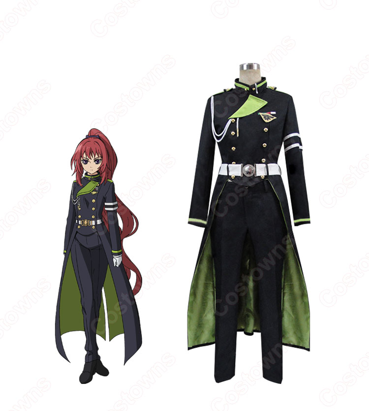 軍服 十条美十 (じゅうじょうみと) コスプレ衣装 『終わりのセラフ（おわりのセラフ、Seraph of the end）』の登場人物の仮装 コスチューム-1