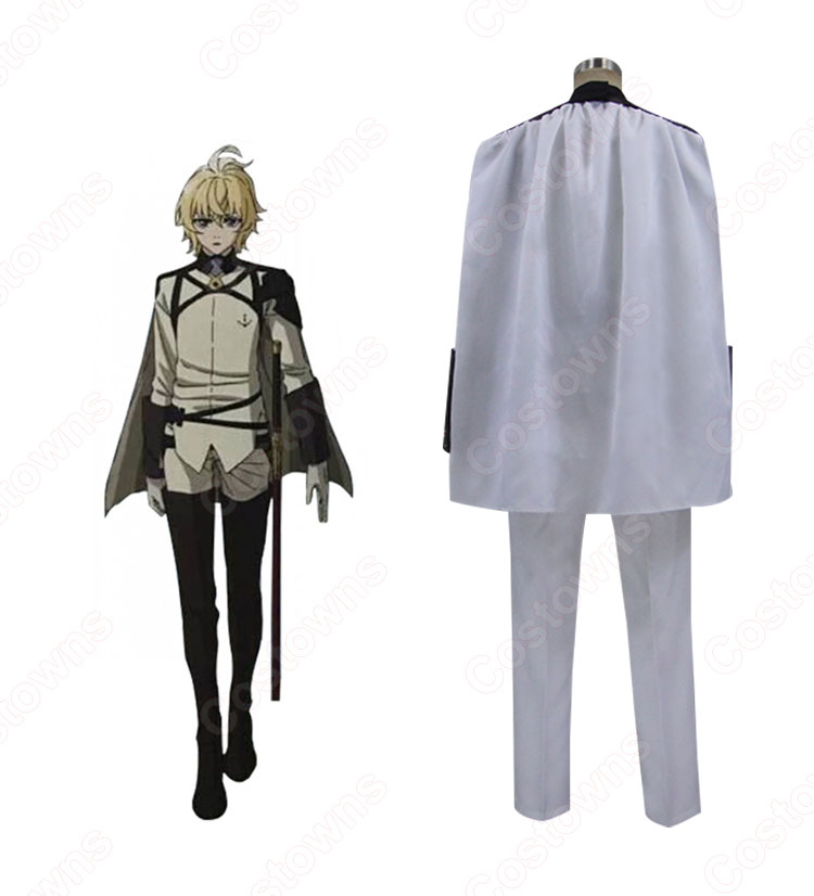 百夜ミカエラ (ひゃくやみかえら) 軍服 コスプレ衣装 『終わりのセラフ(おわりのセラフ、Seraph of the end)』の登場人物の仮装 コスチューム-4