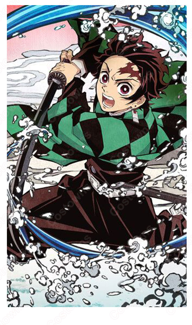 鬼滅の刃 - 【値下げ】竈門炭治郎の羽織 top-kinchaku.jpg