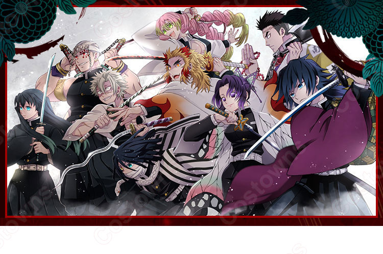 栗花落カナヲ (つゆりかなを) 羽織 コスプレ衣装 『鬼滅の刃』の登場人物の仮装 コスチューム-1