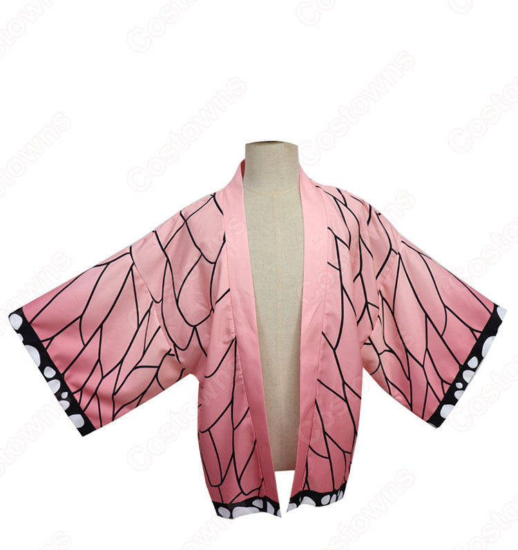 竈門禰豆子 (かまどねずこ) 羽織 着物 マント コスプレ衣装 『鬼滅の刃』の登場人物の仮装 コスチューム-2