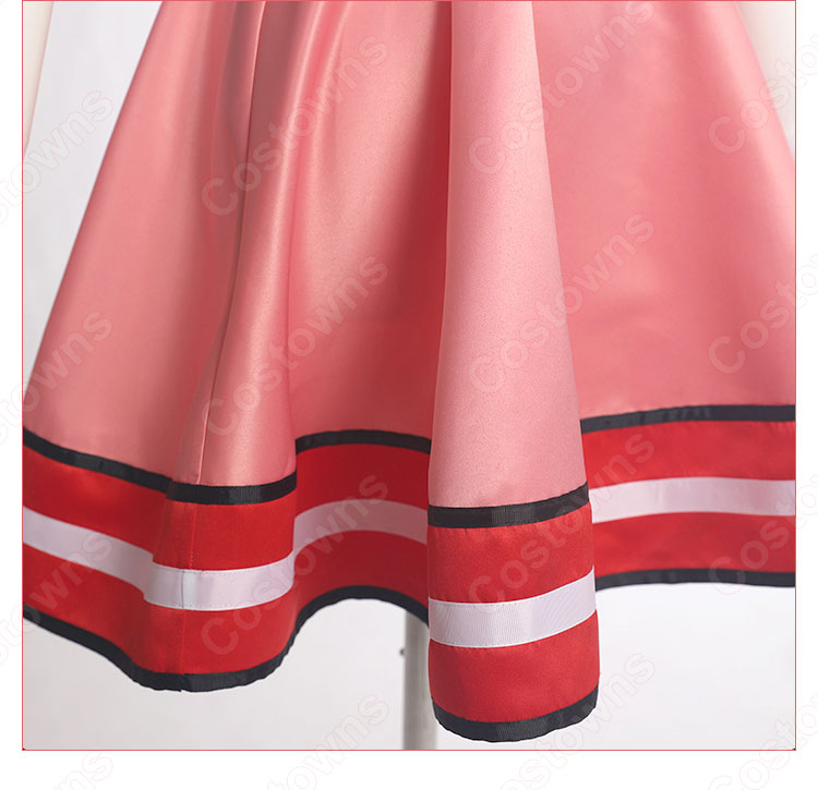 竈門禰豆子 (かまどねずこ) ドレス ステージ服 『鬼滅の刃・鬼滅の宴』の登場人物の仮装 コスチューム-7