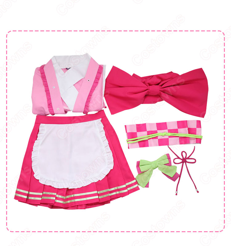 栗花落カナヲ (つゆりかなを) メイド服 コスプレ衣装の通販 鬼滅 栗花落カナヲ (つゆりかなを) メイド服 コスプレ衣装の通販 鬼滅