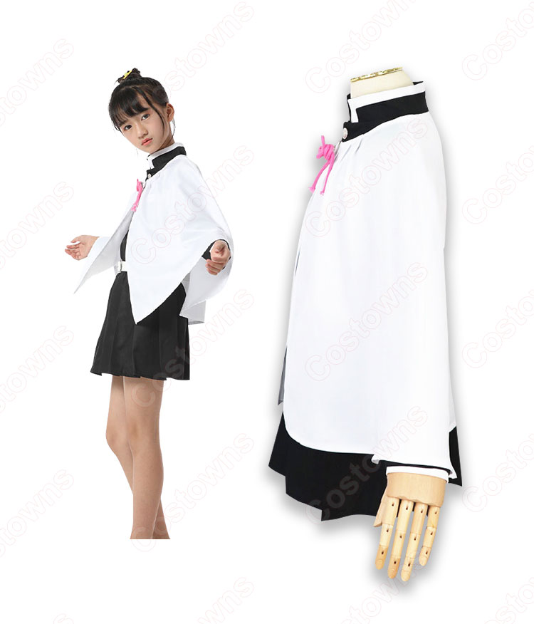 栗花落カナヲ (つゆりかなを) 鬼殺隊隊服 子供用 コスプレ衣装 『鬼滅の刃』の登場人物の変装 仮装 コスチューム-2