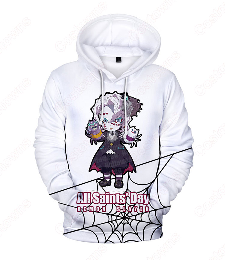 鬼滅の刃の登場人物 長袖 パーカー フーディー ハロウィン スポーツウェア-25