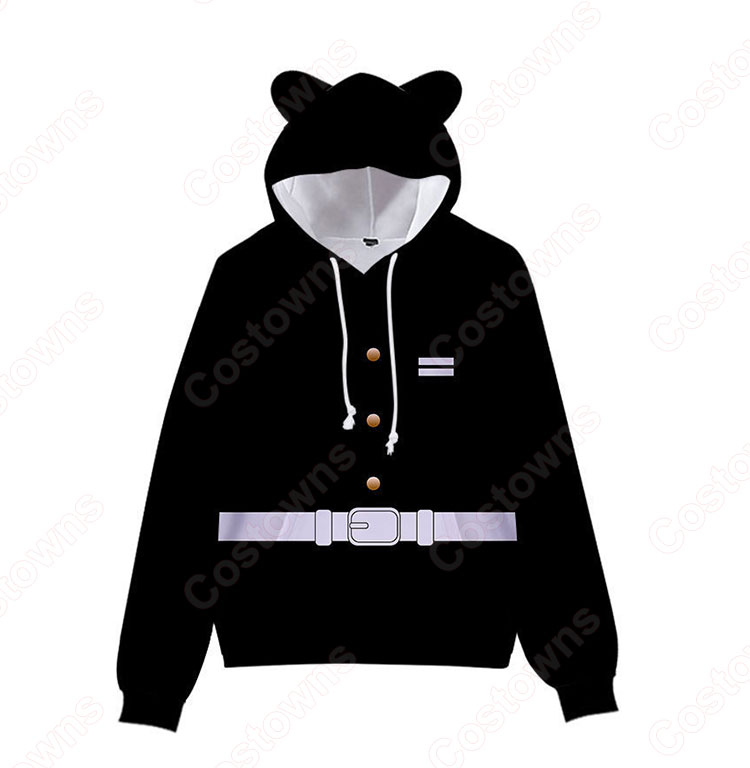 鬼滅の刃の猫(ネコ)耳ポケット パーカー 『鬼滅の刃』の登場人物のラウンジウェア-26