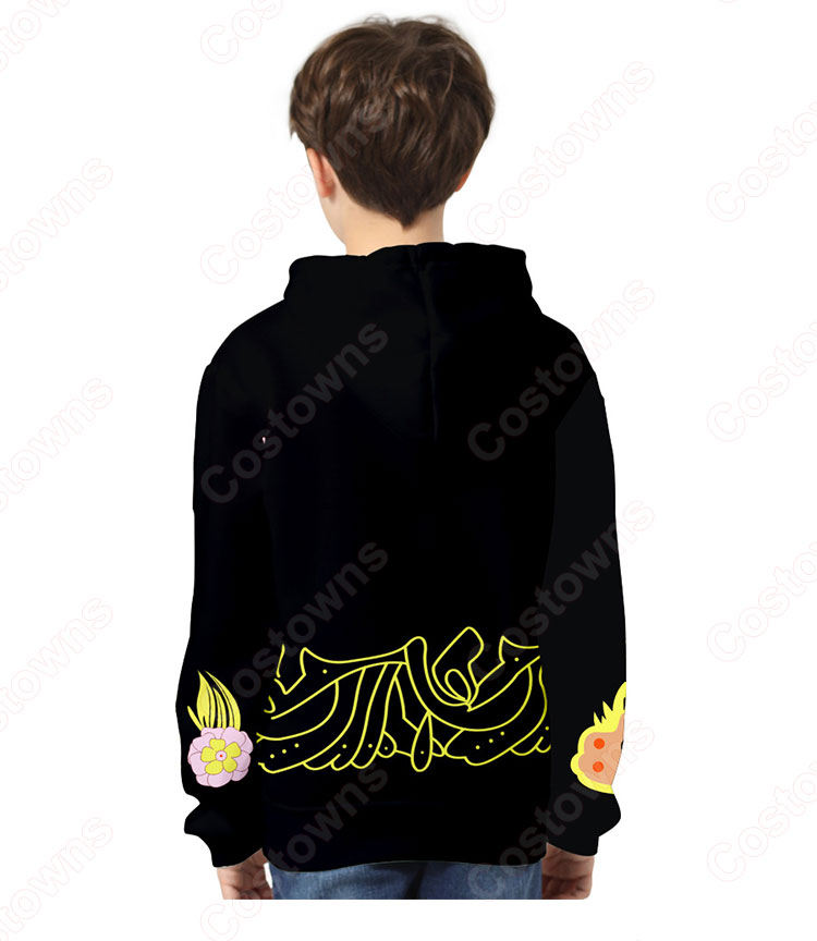 鬼滅の刃 パーカー コート 子供服 キッズの長袖スウェット-32