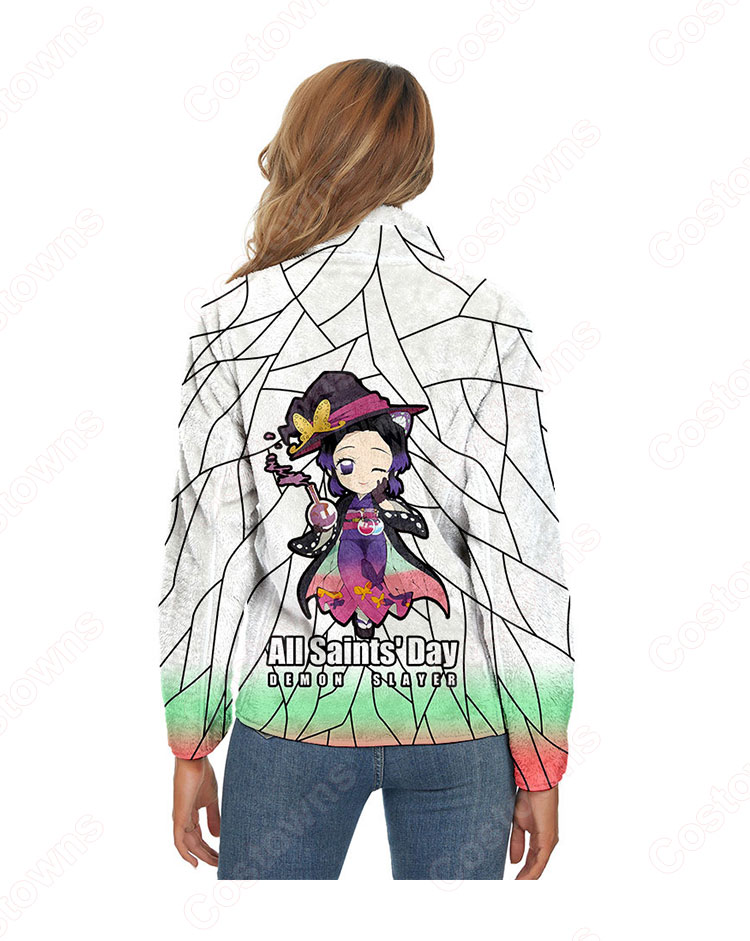 鬼滅の刃 パーカー ジャケット アウター ジッパーコート 鬼滅の刃の登場人物の 仮装 3Dプリント服 長袖 春/秋/冬服-15