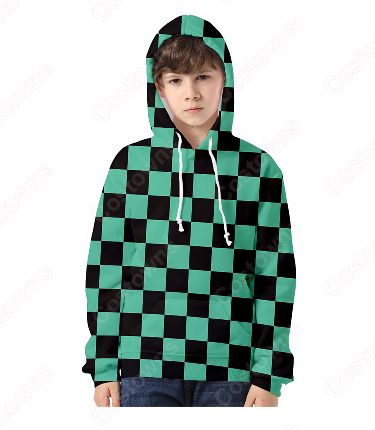 鬼滅の刃 パーカー コート 子供服 キッズの長袖スウェット-3