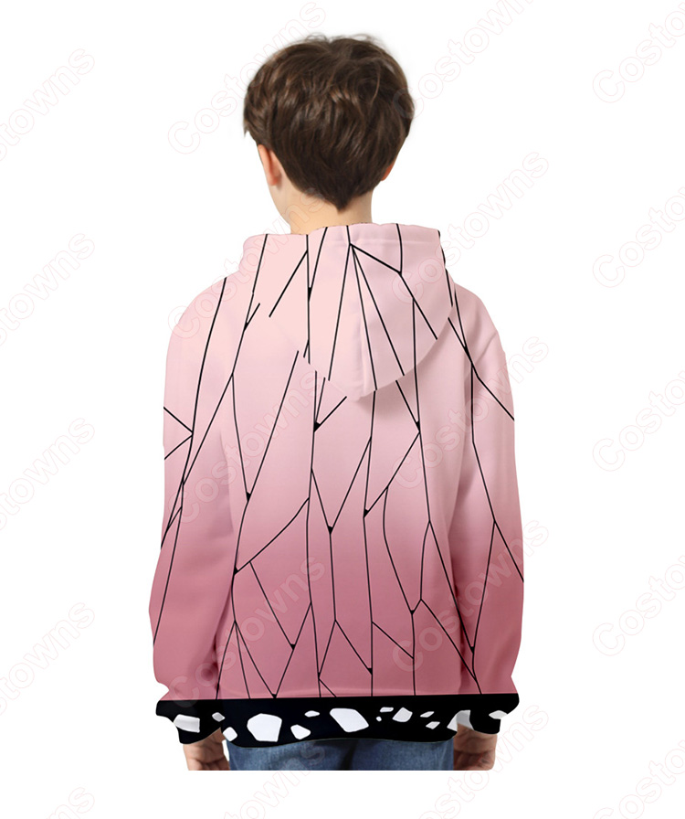 鬼滅の刃 パーカー コート 子供服 キッズの長袖スウェット-14