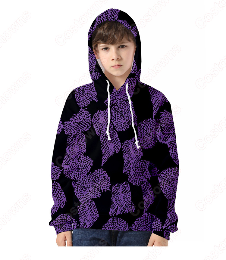 鬼滅の刃 パーカー コート 子供服 キッズの長袖スウェット-21