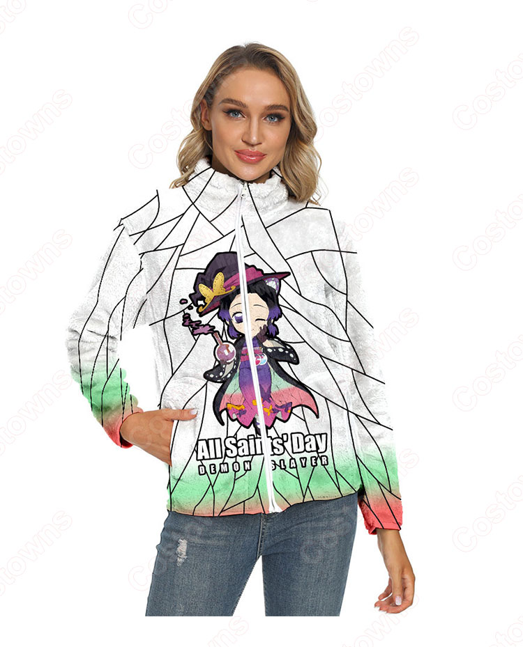 鬼滅の刃 パーカー ジャケット アウター ジッパーコート 鬼滅の刃の登場人物の 仮装 3Dプリント服 長袖 春/秋/冬服-14