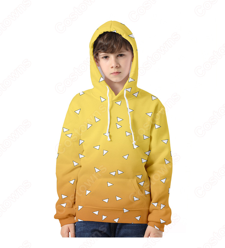 鬼滅の刃 パーカー コート 子供服 キッズの長袖スウェット-1