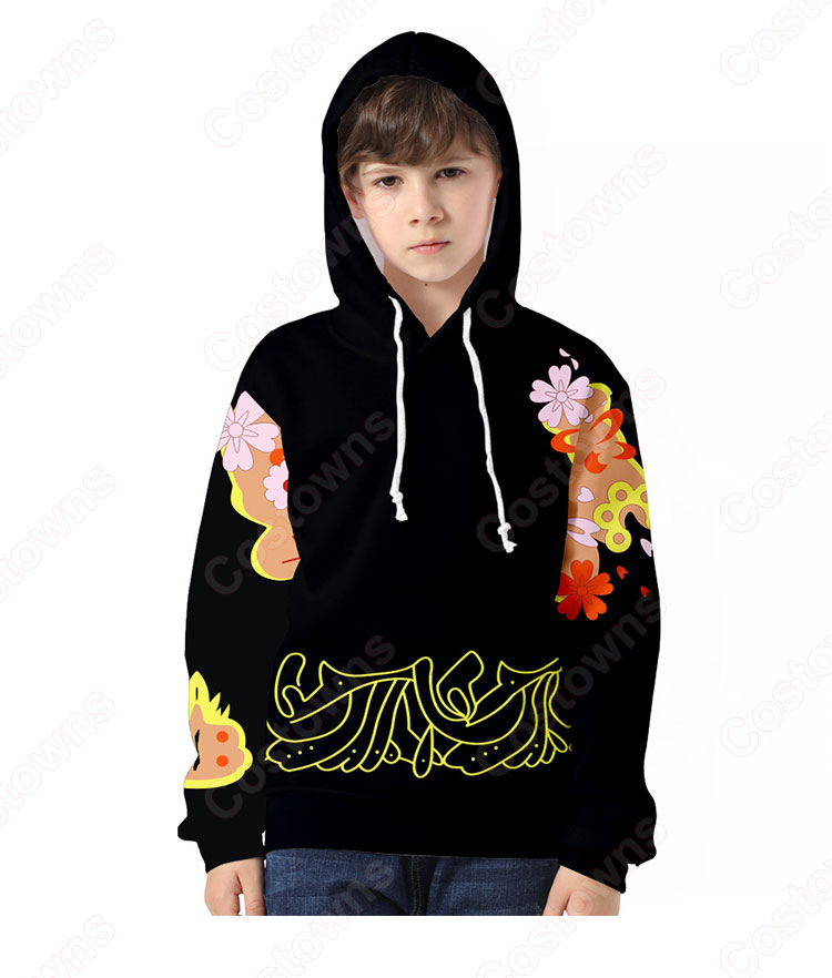 鬼滅の刃 パーカー コート 子供服 キッズの長袖スウェット-31