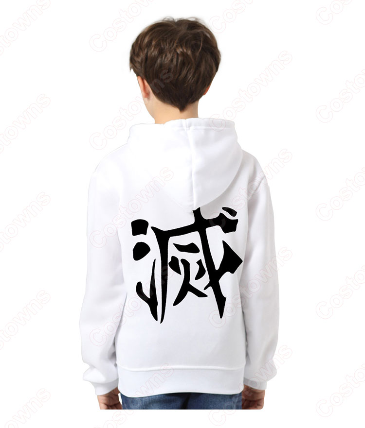 鬼滅の刃 パーカー コート 子供服 キッズの長袖スウェット-28