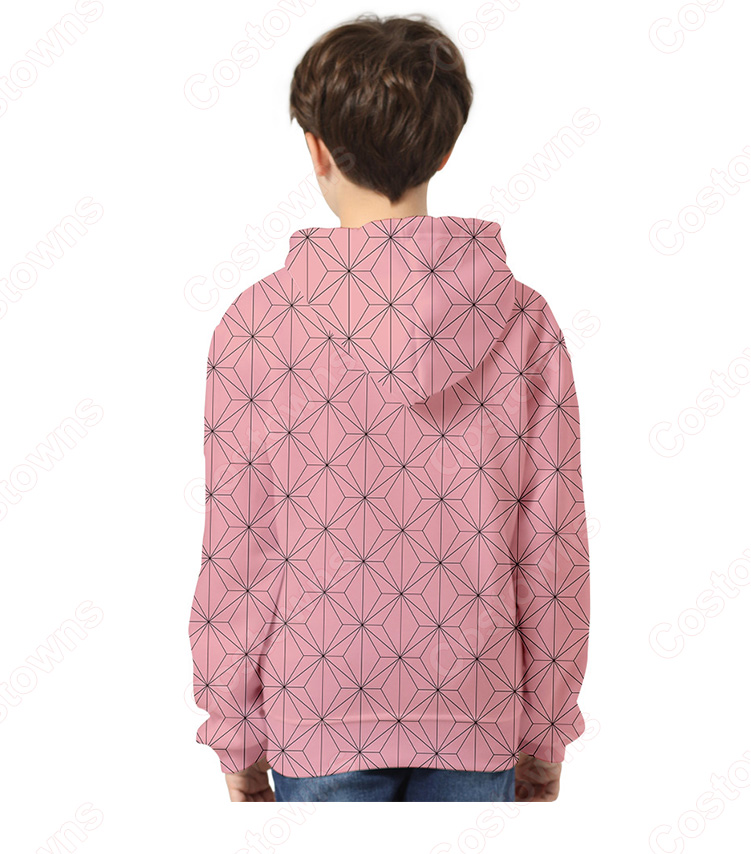 鬼滅の刃 パーカー コート 子供服 キッズの長袖スウェット-6