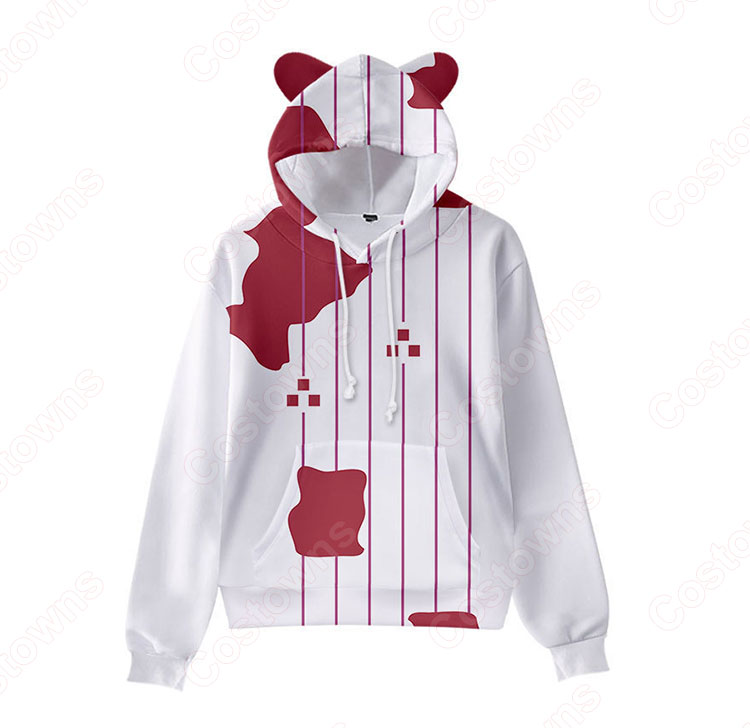 鬼滅の刃の猫(ネコ)耳ポケット パーカー 『鬼滅の刃』の登場人物のラウンジウェア-12