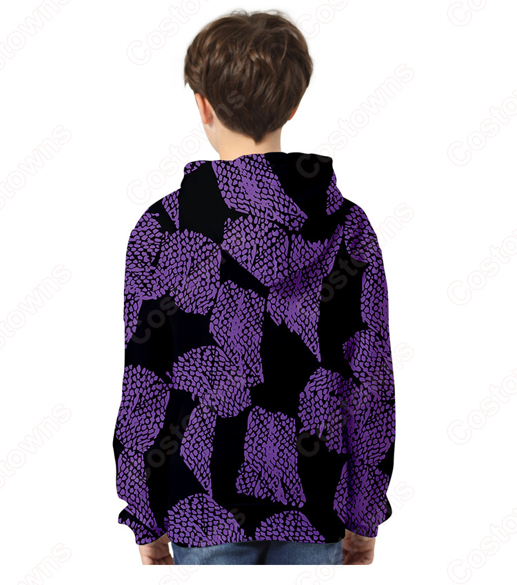 鬼滅の刃 パーカー コート 子供服 キッズの長袖スウェット-22